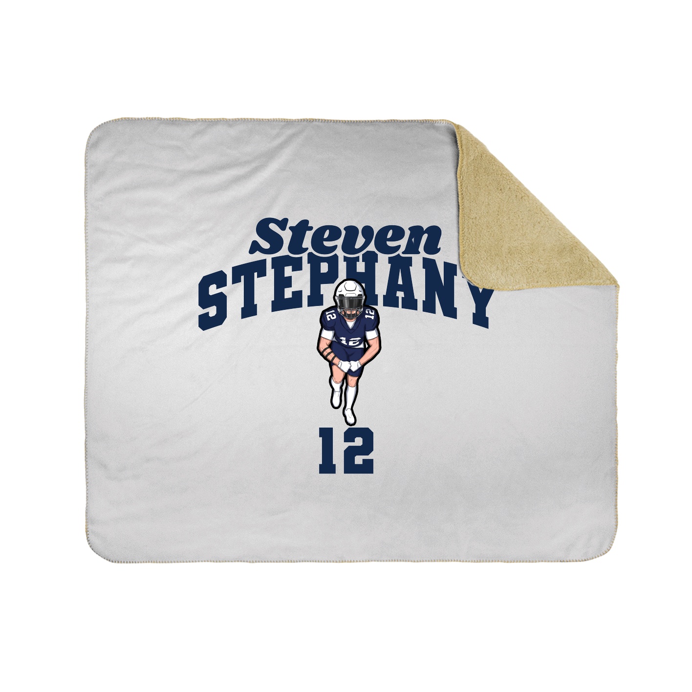 Throw Blanket — Signature Arch in White