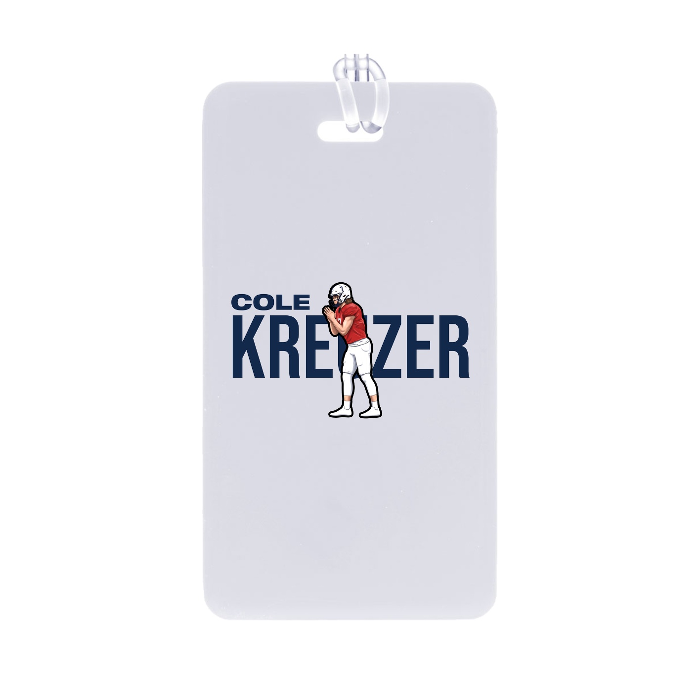 Bag Tag — Player Name in Classic