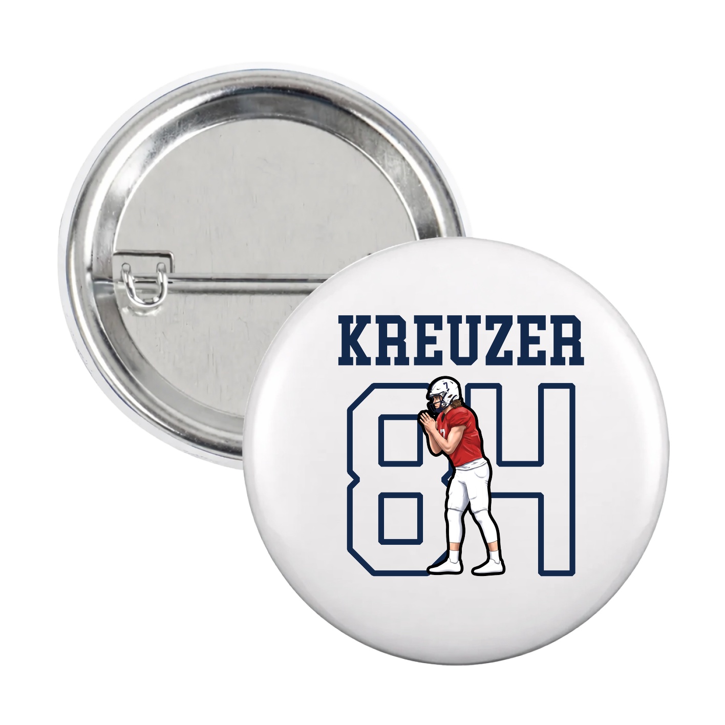 Game Day Button — Shirsey in White