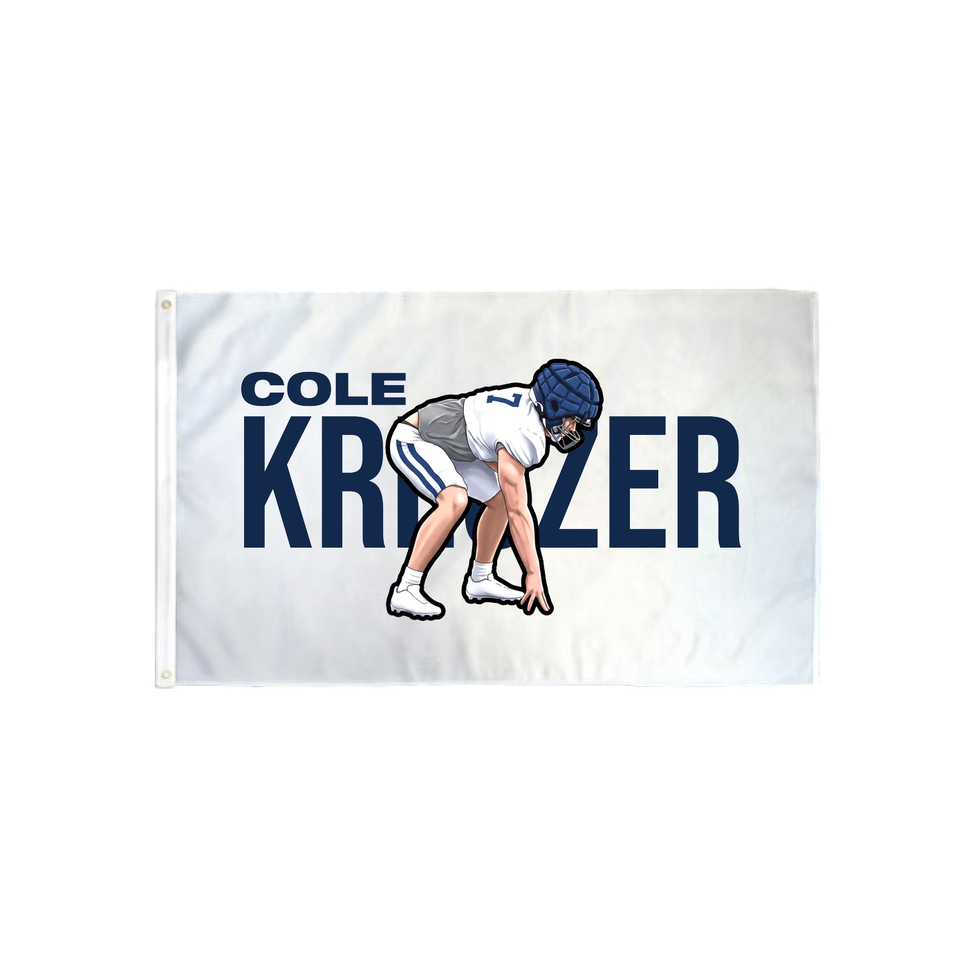 3x5 Flag — Player Name in Classic