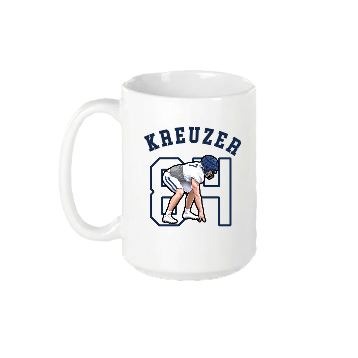 15oz Coffee Mug — Shirsey Arch in White