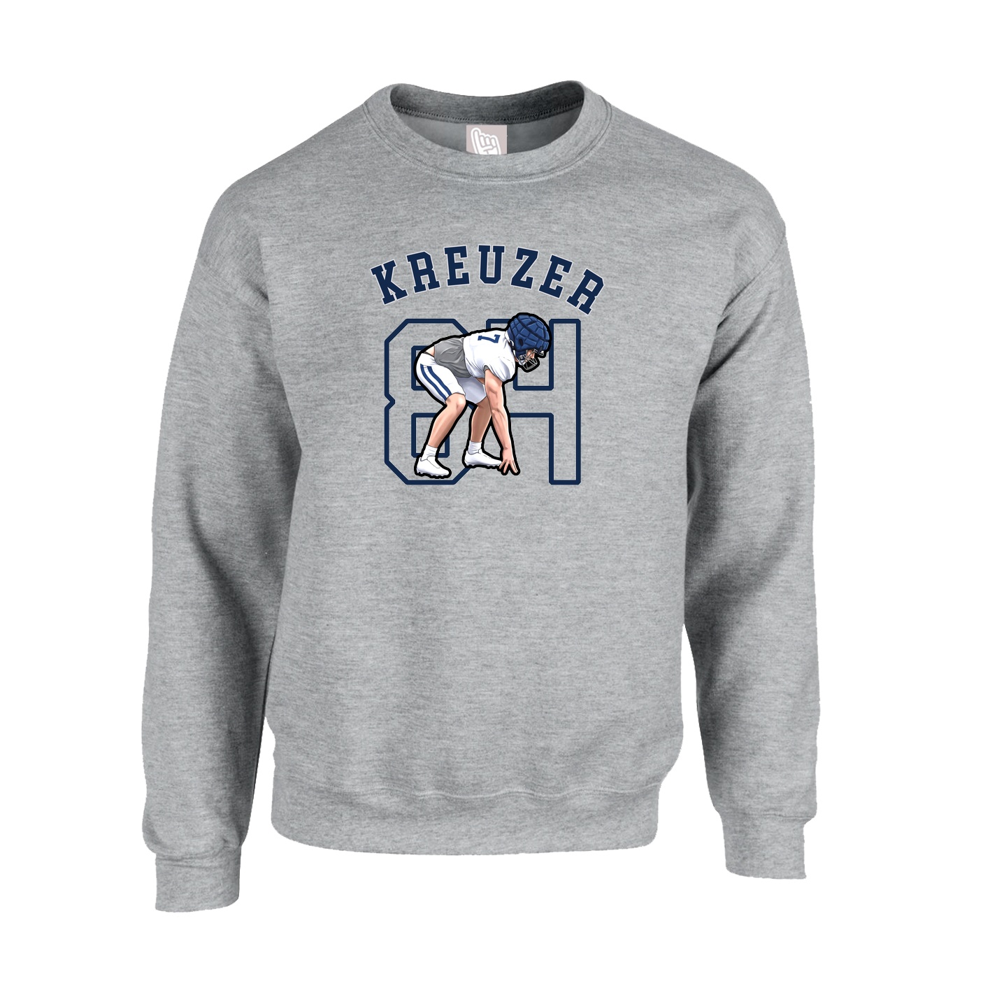 Fleece Crew — Shirsey Arch in Grey