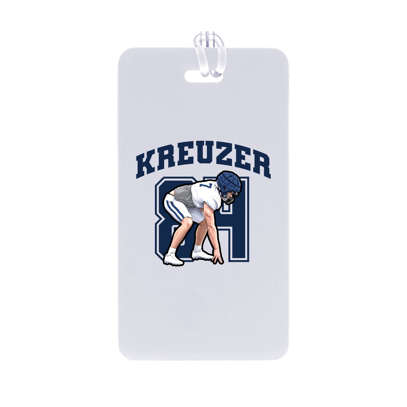 Bag Tag — Number in Classic