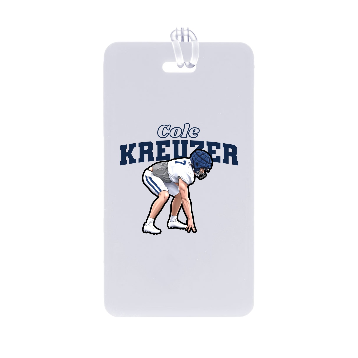 Bag Tag — Name Arch in Classic