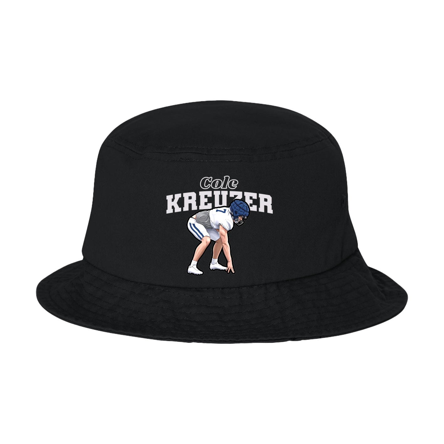 Bucket Cap — Name Arch in Black