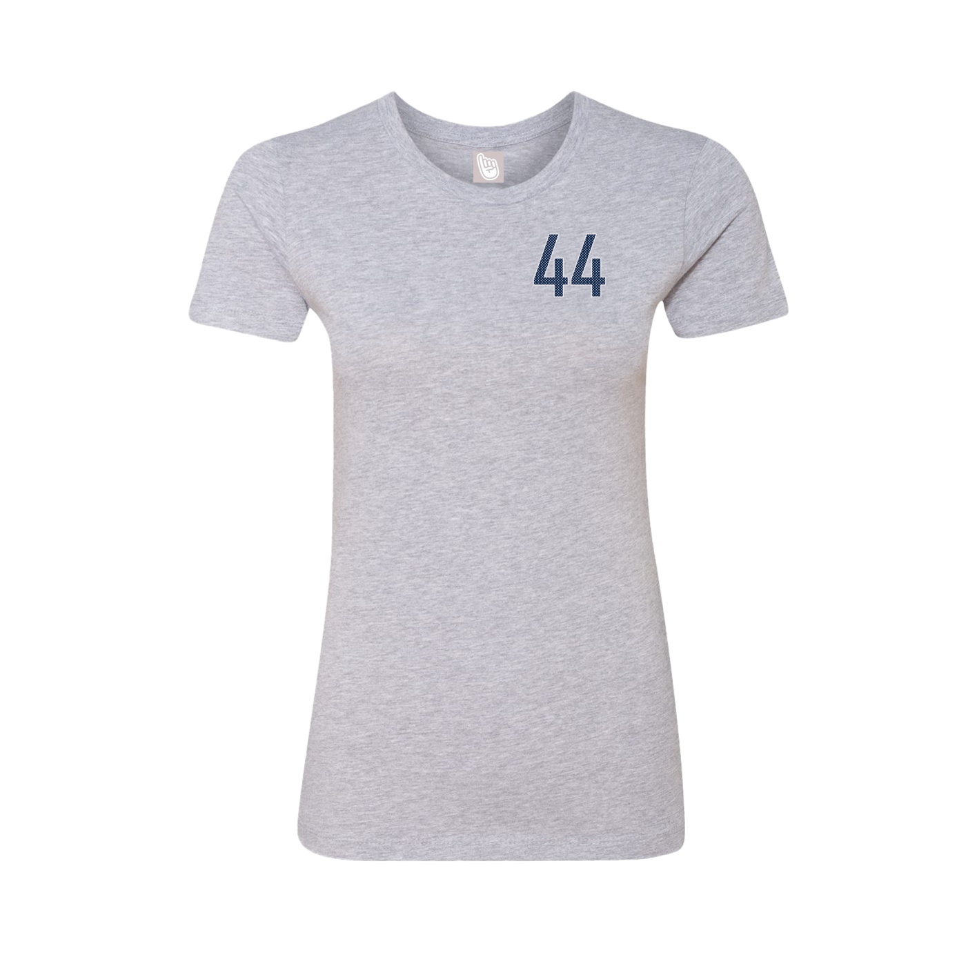 Fitted Women's Tee — Front Shirsy in Grey