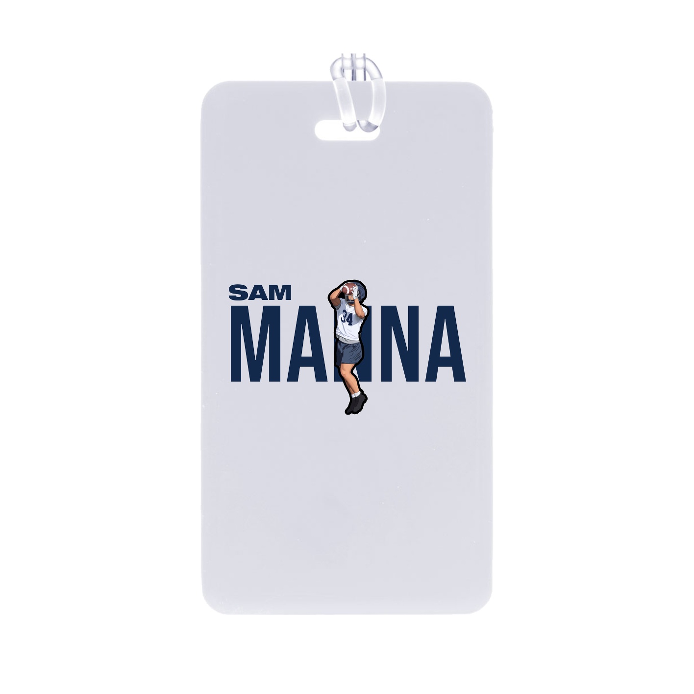 Bag Tag — Player Name in Classic