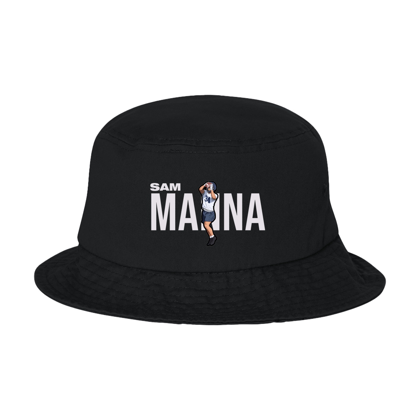 Bucket Cap — Player Name in Black