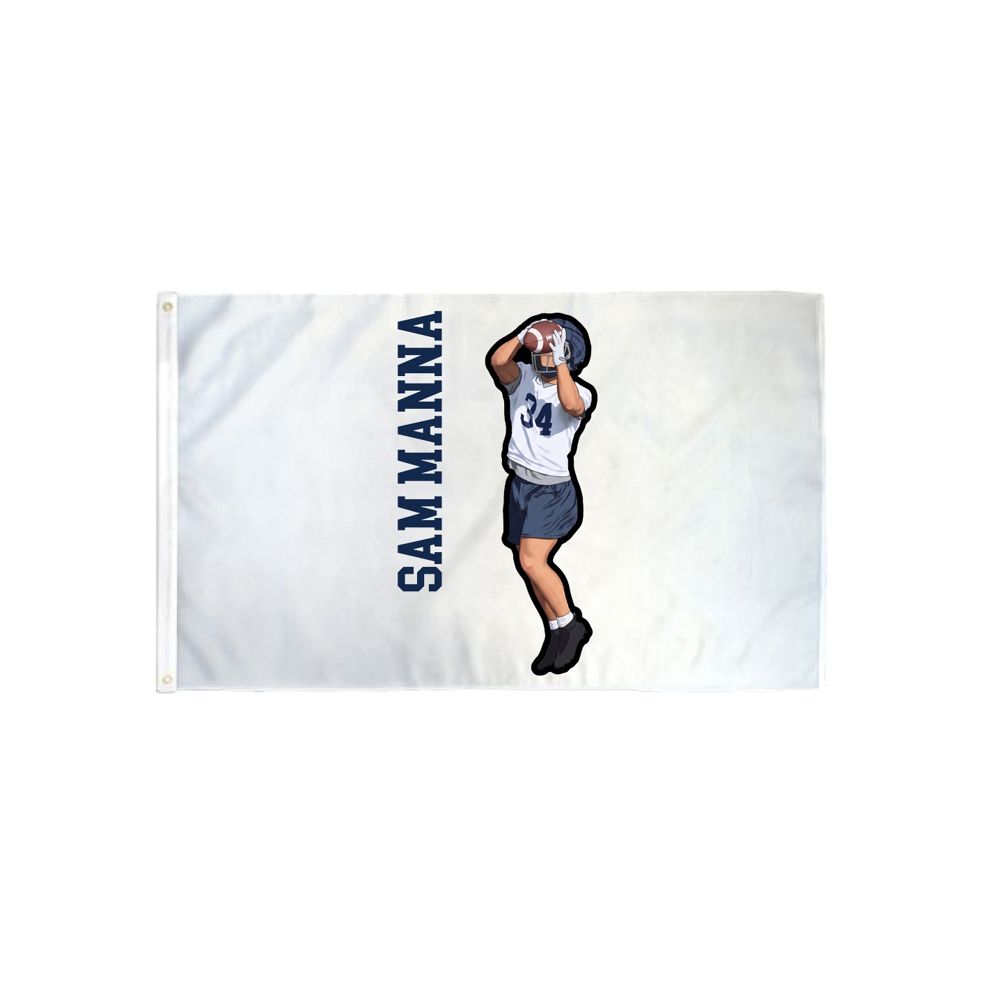 3x5 Flag — Name Vertical in Classic
