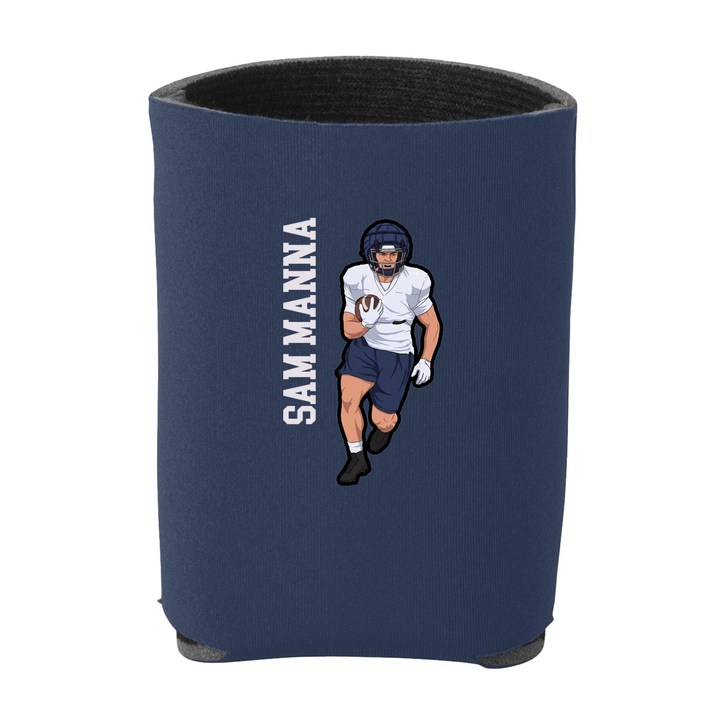Can Holder — Name Vertical in Navy