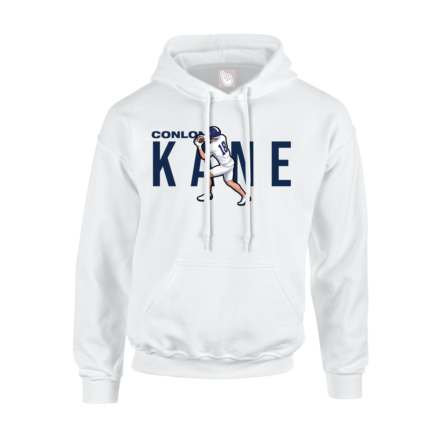 Hoodie — Player Name in White