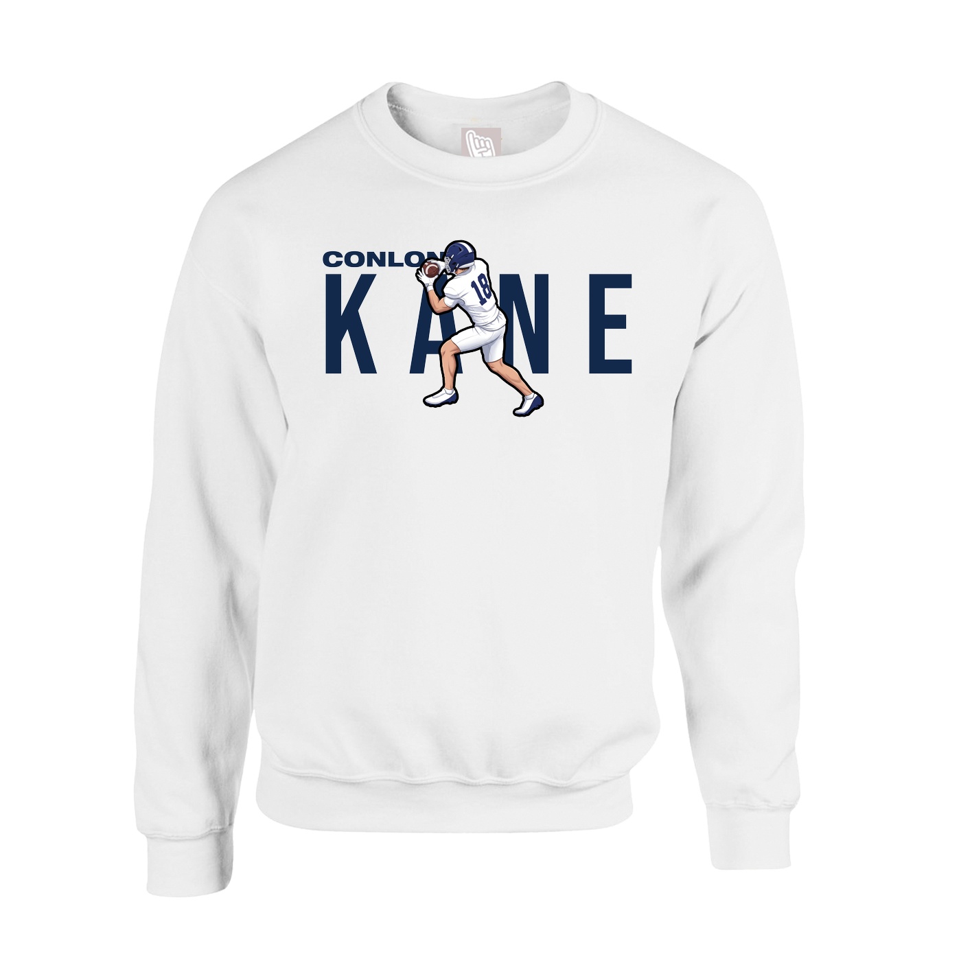 Fleece Crew — Player Name in White