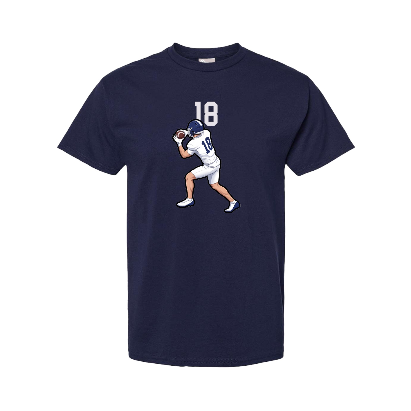 Youth Tee — Number Top in Navy