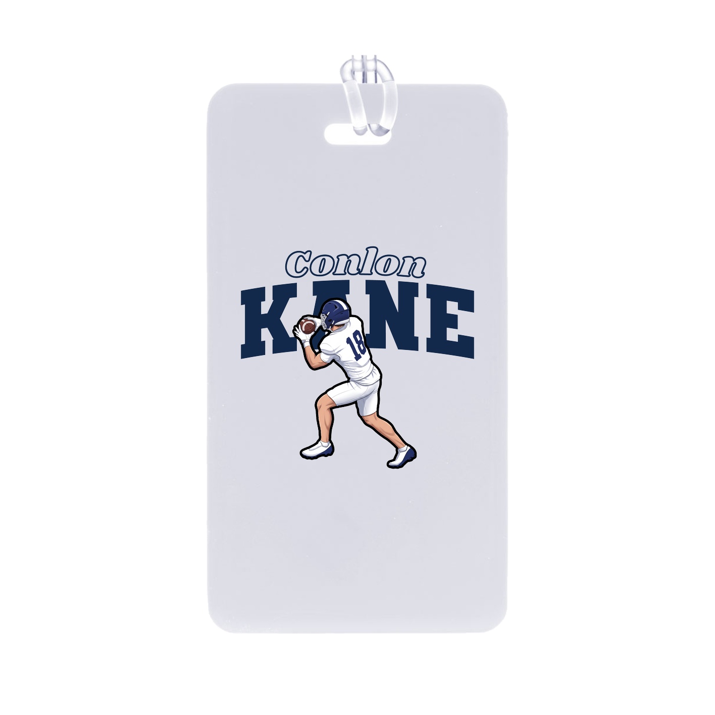 Bag Tag — Name Arch in Classic