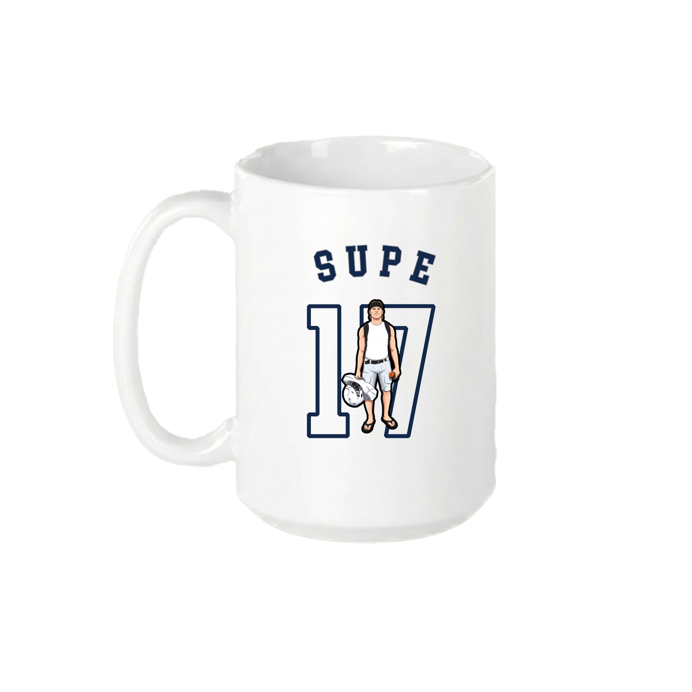 15oz Coffee Mug — Shirsey Arch in White
