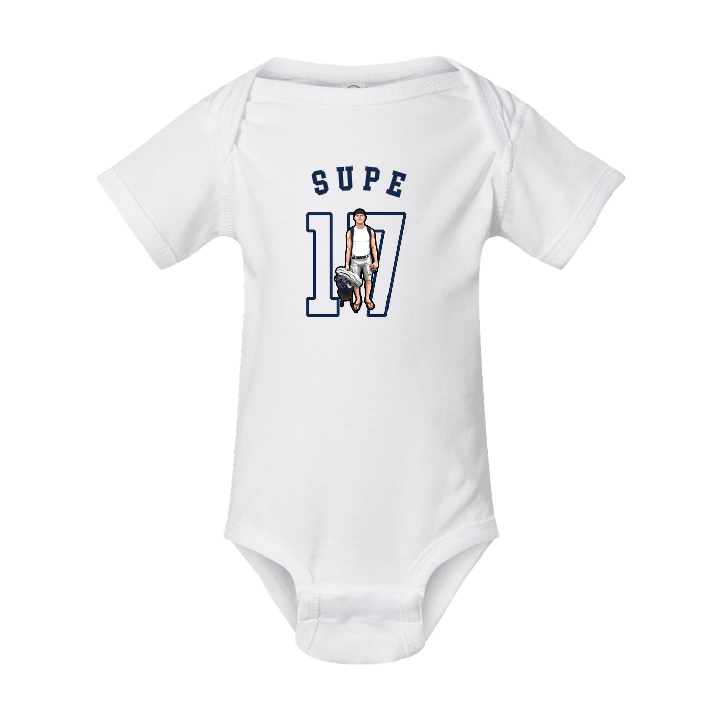 Baby Onesie — Shirsey Arch in White