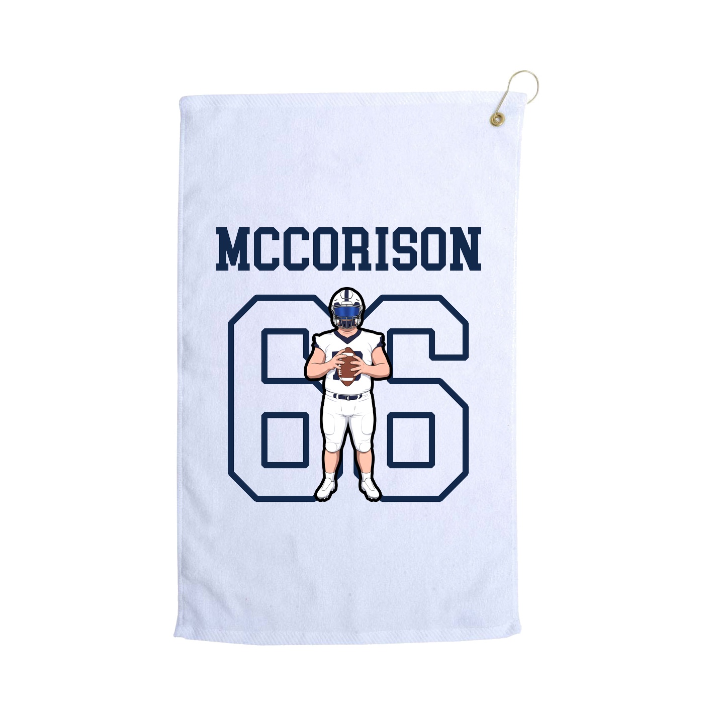 Golf Towel — Shirsey in White