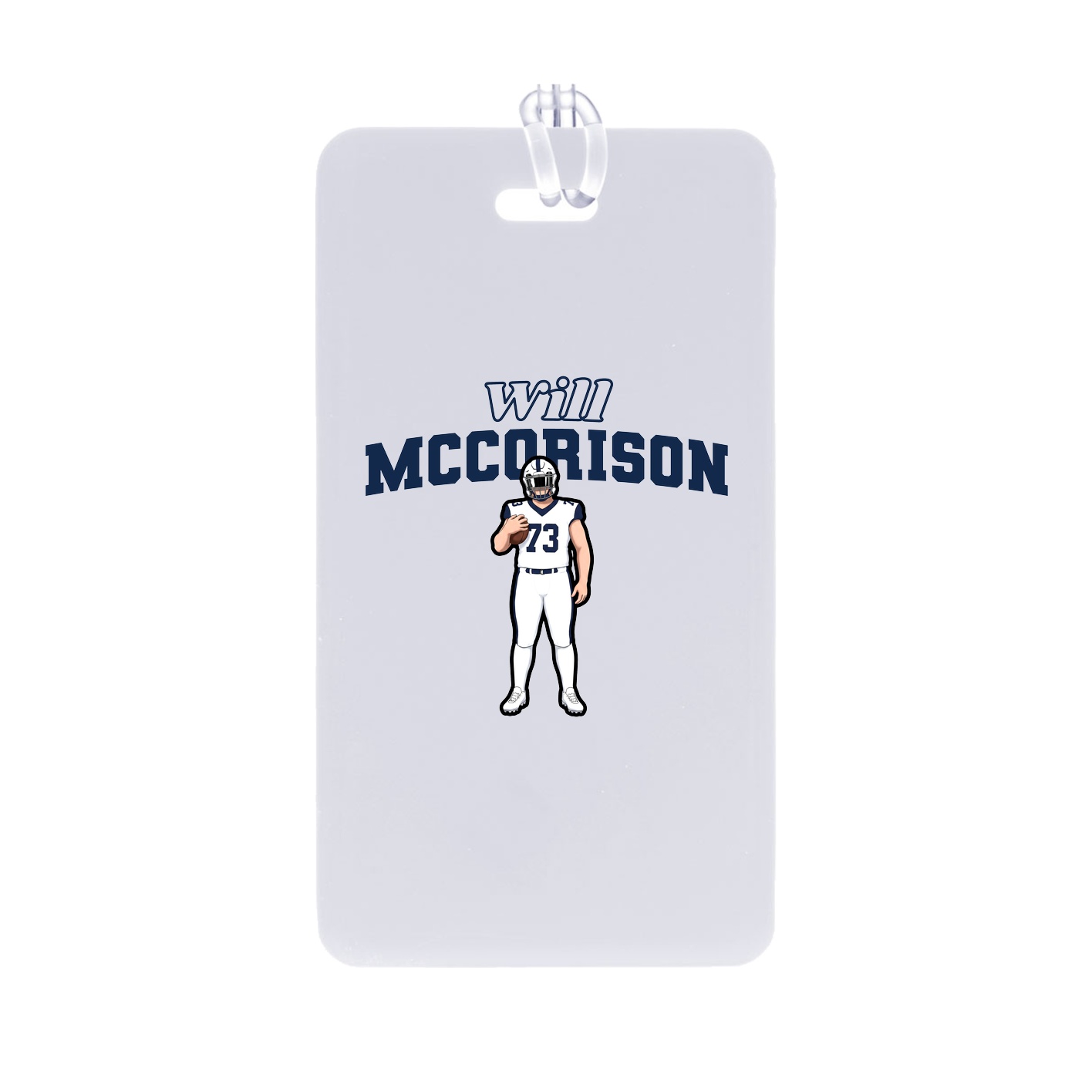 Bag Tag — Name Arch in Classic