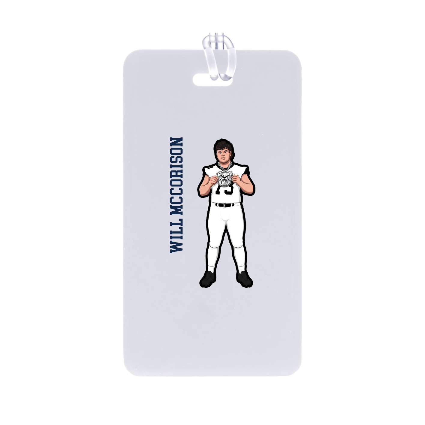 Bag Tag — Name Vertical in Classic