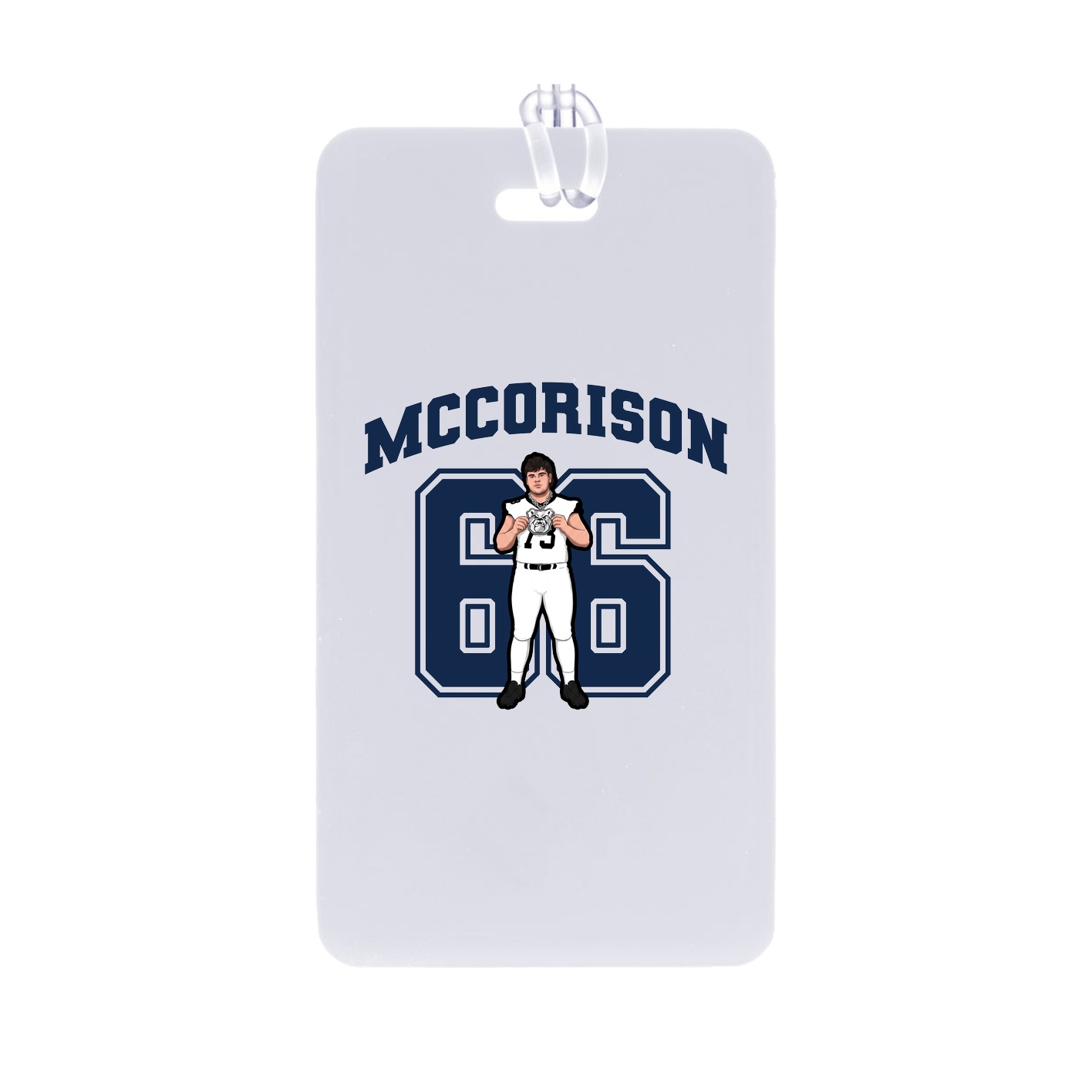 Bag Tag — Number in Classic