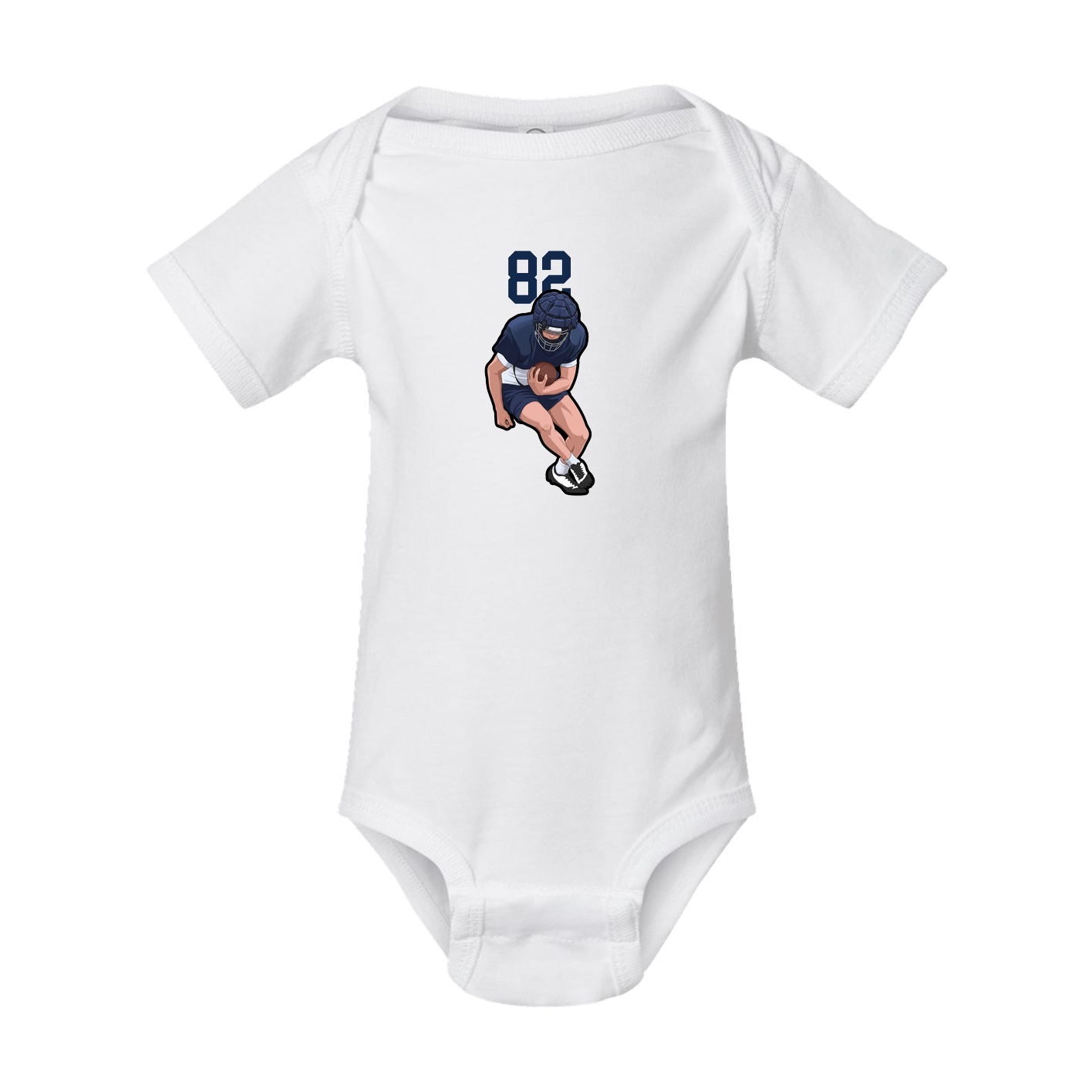 Baby Onesie — Number Top in White