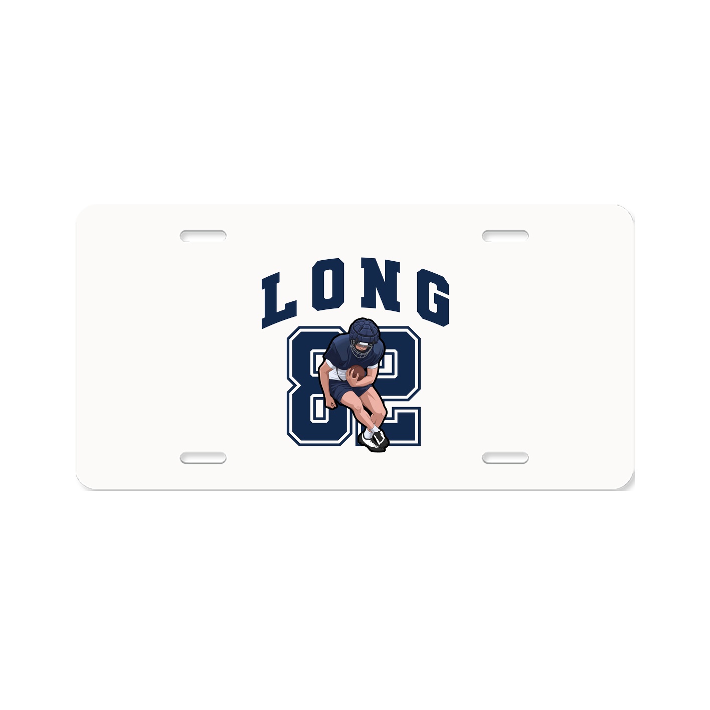 License Plate — Number in Classic