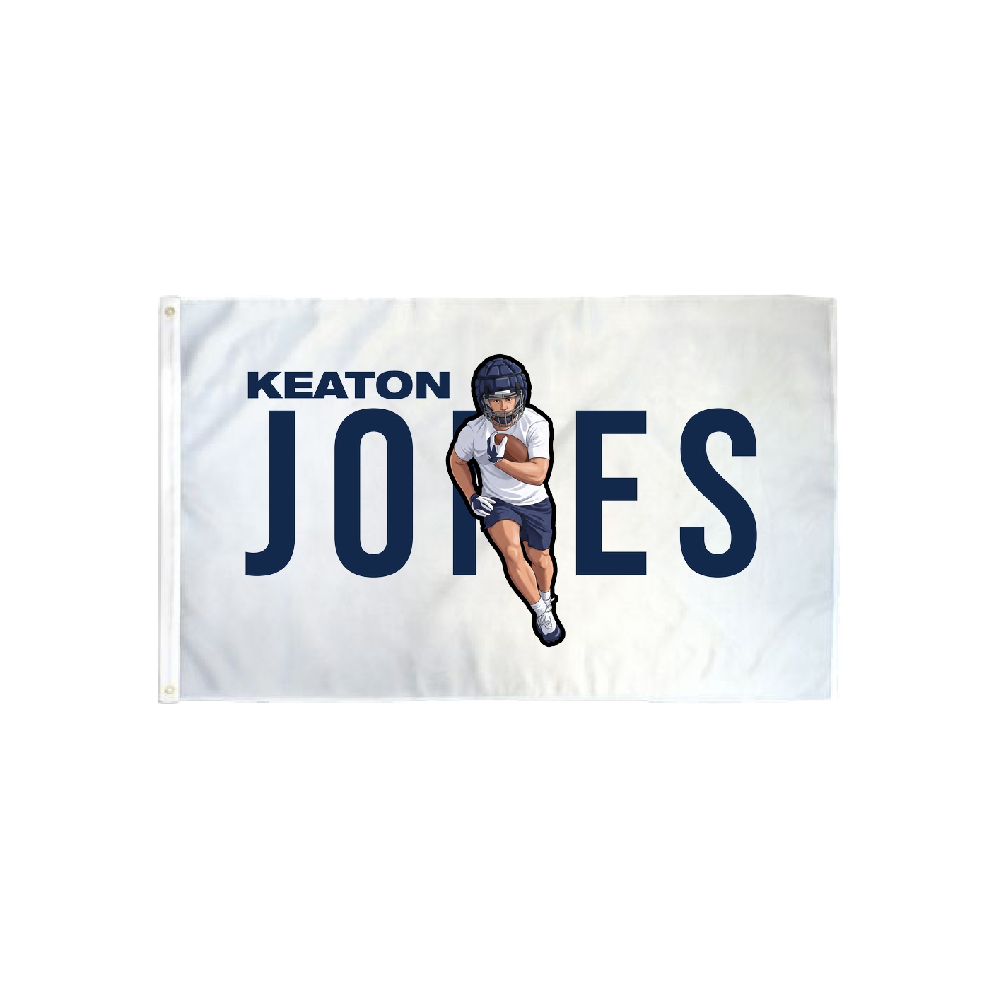 3x5 Flag — Player Name in Classic