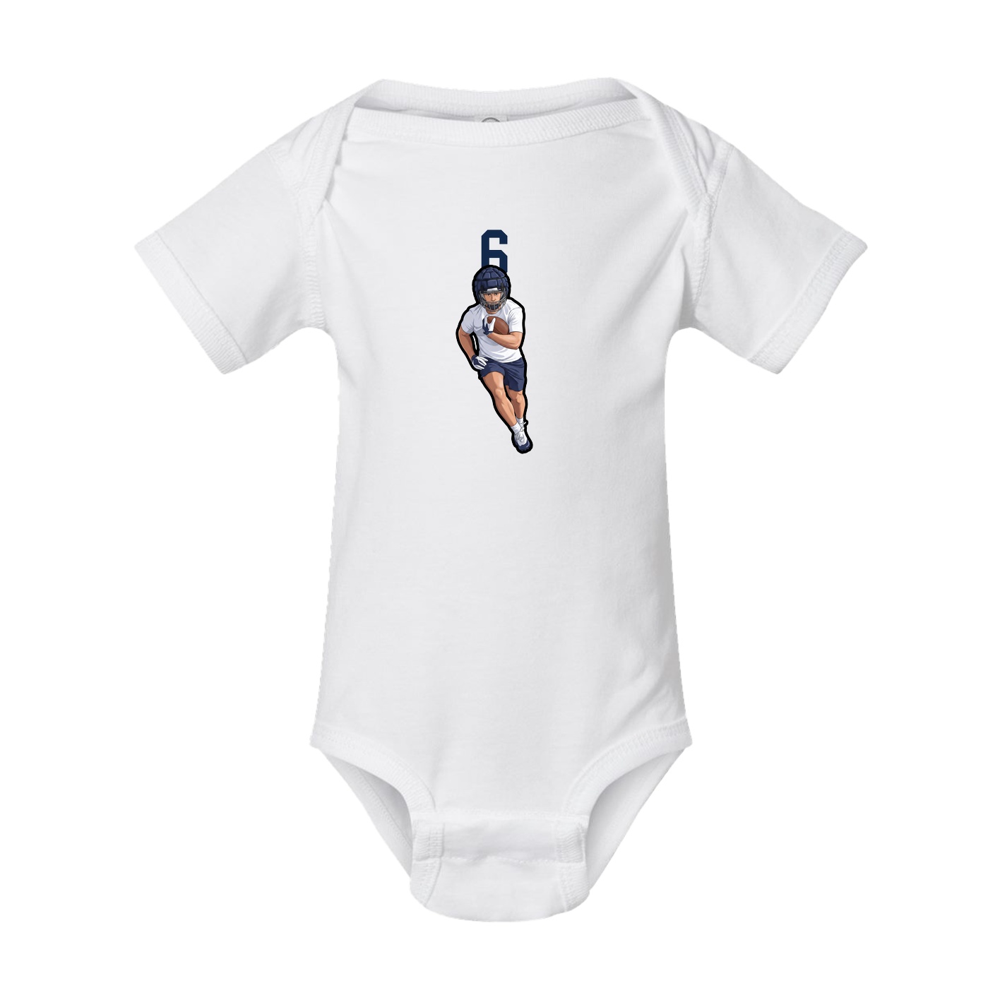 Baby Onesie — Number Top in White