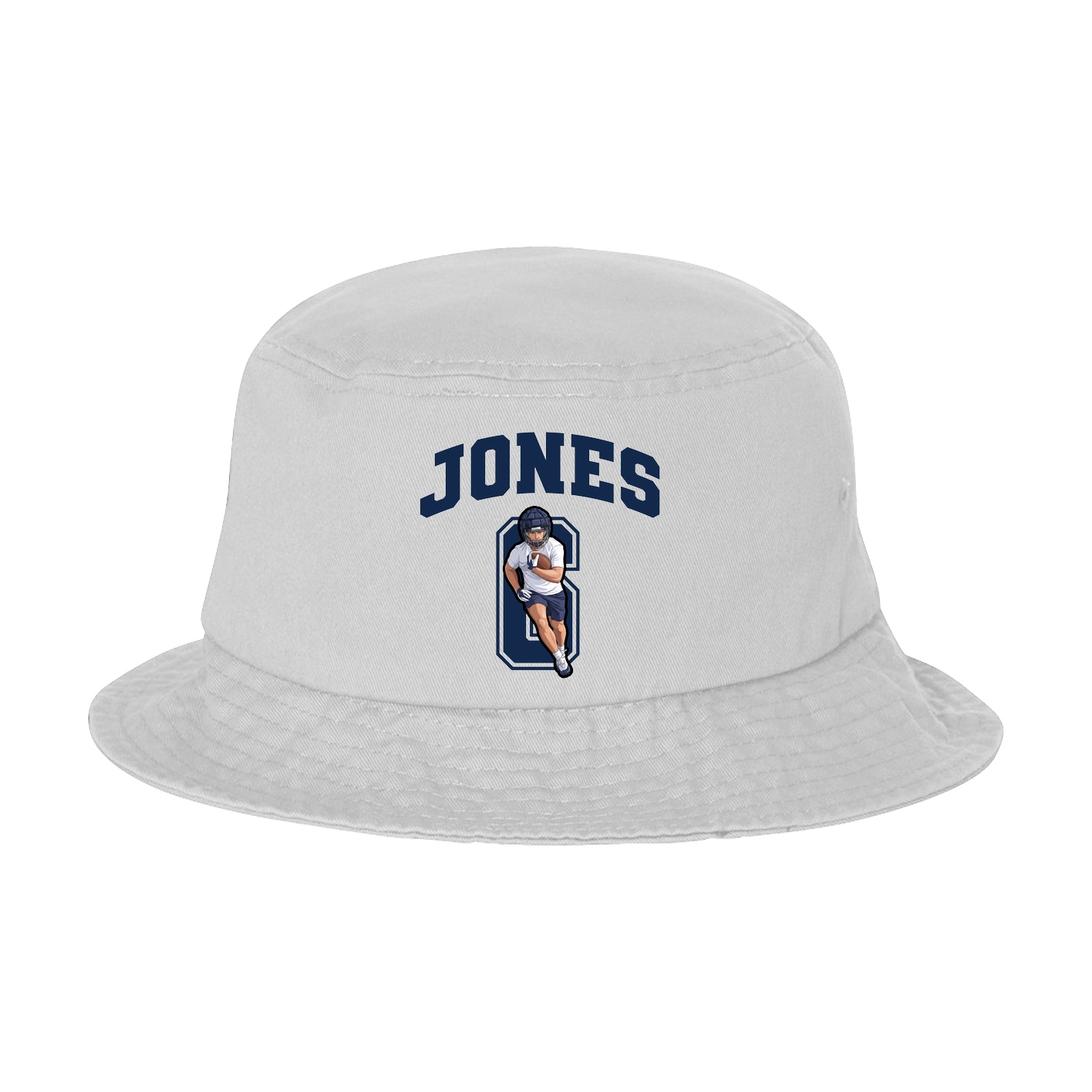 Bucket Cap — Number in White