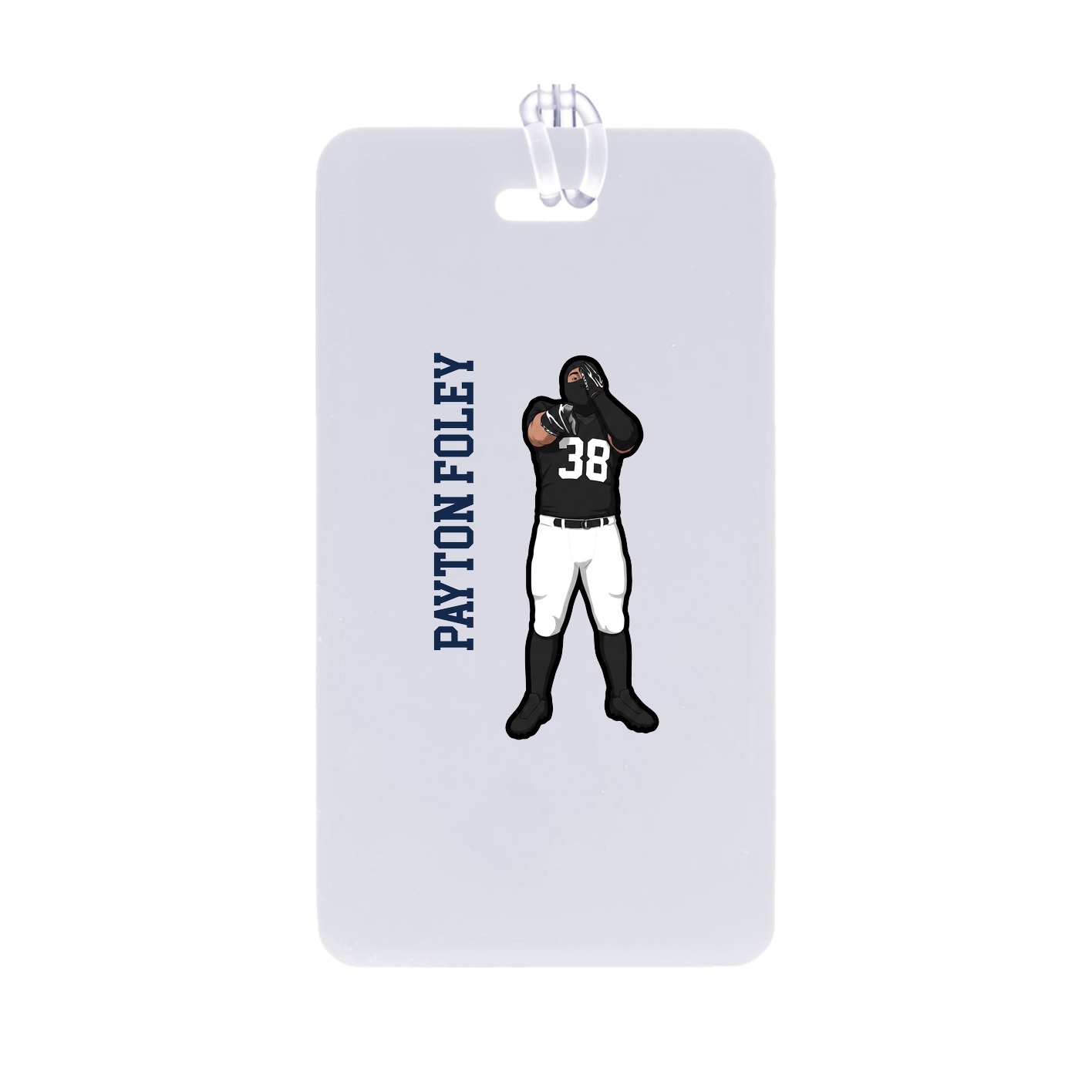 Bag Tag — Name Vertical in Classic