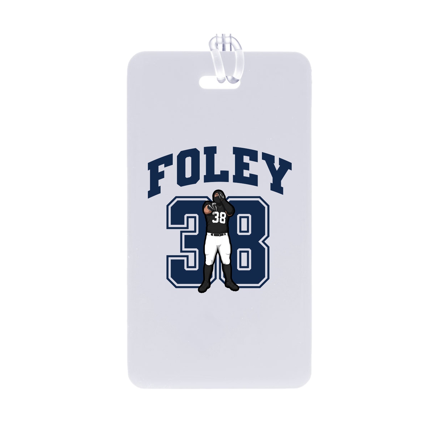 Bag Tag — Number in Classic