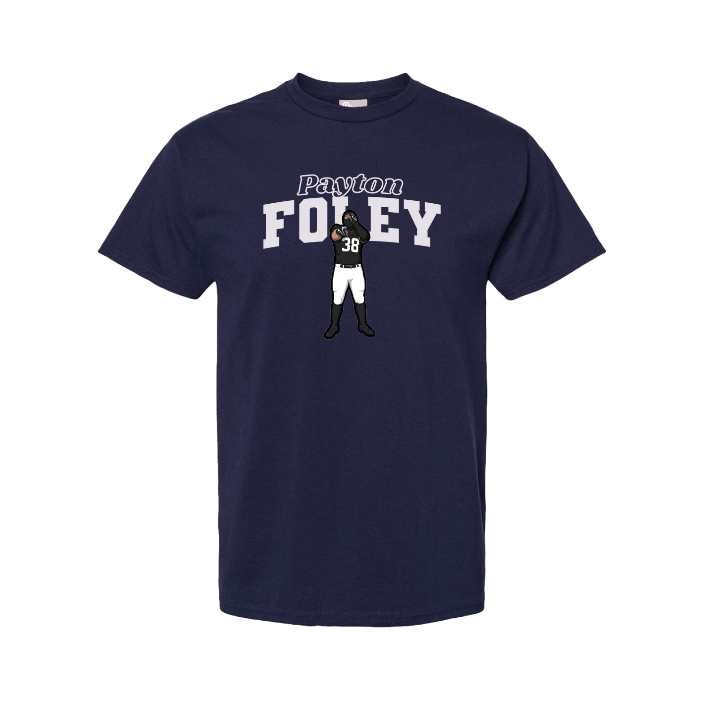 Youth Tee — Name Arch in Navy