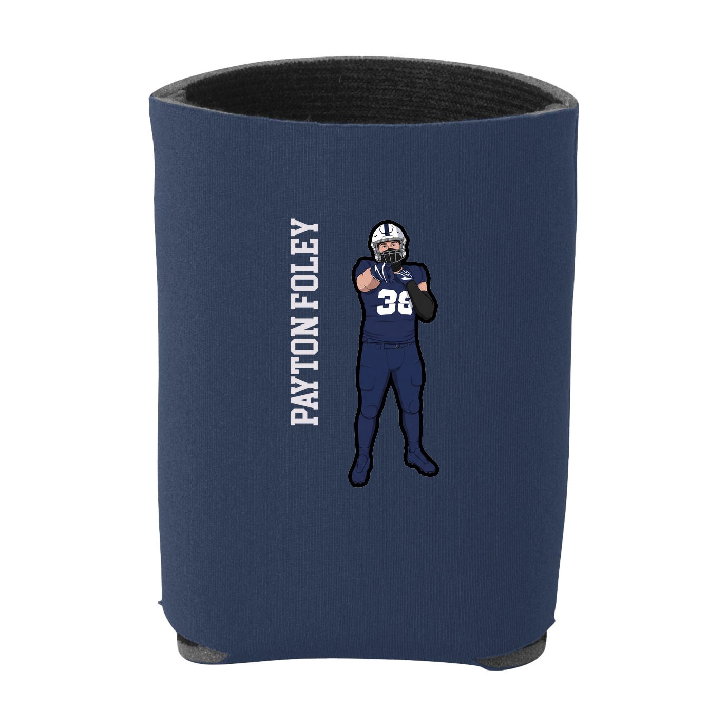 Can Holder — Name Vertical in Navy