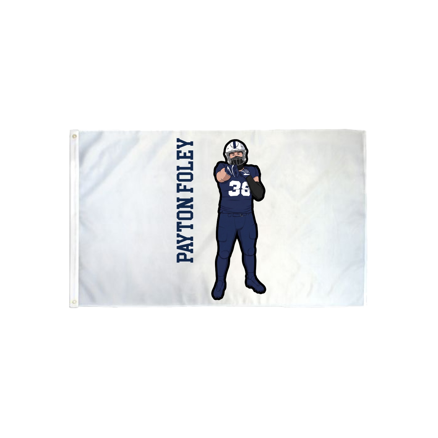 3x5 Flag — Name Vertical in Classic