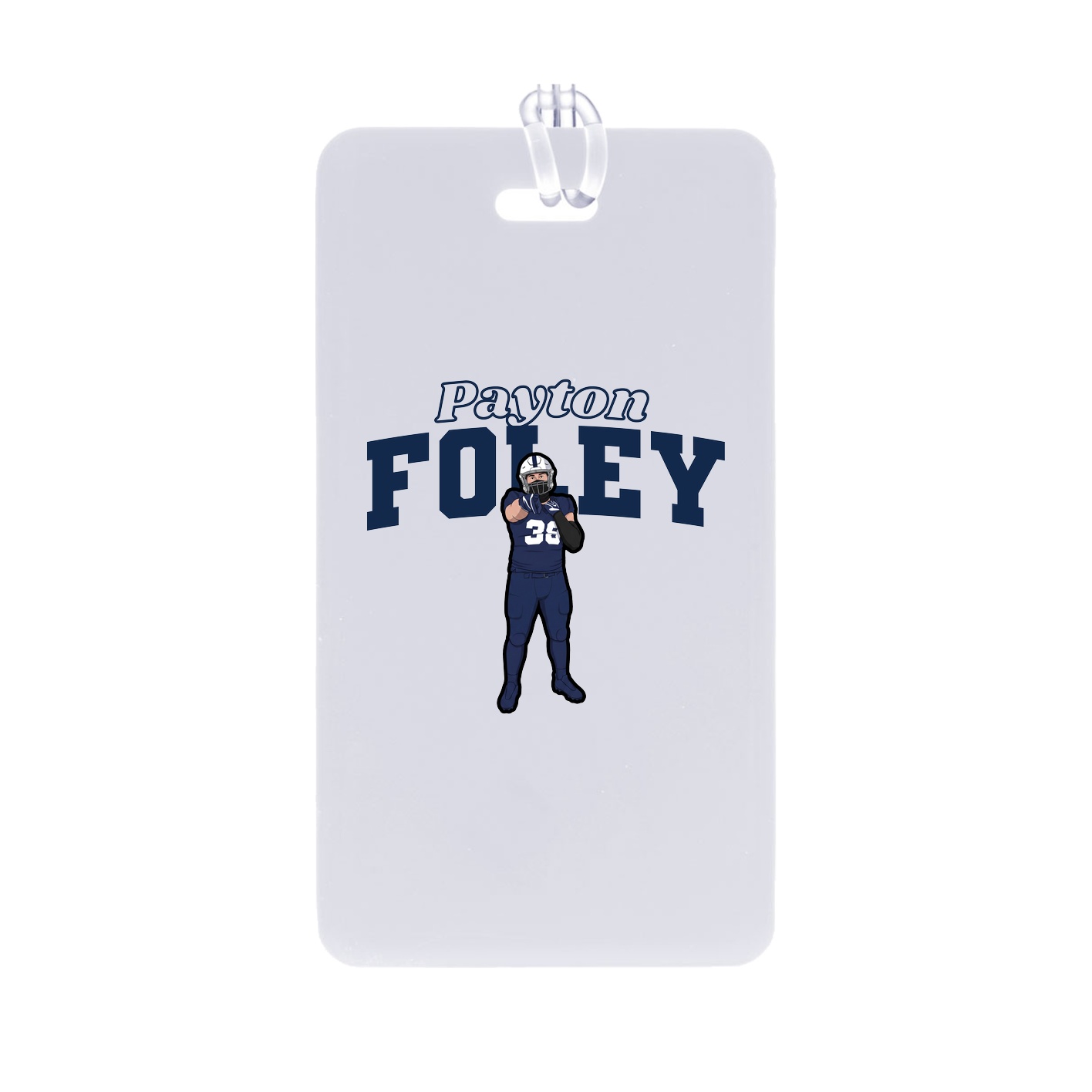 Bag Tag — Name Arch in Classic