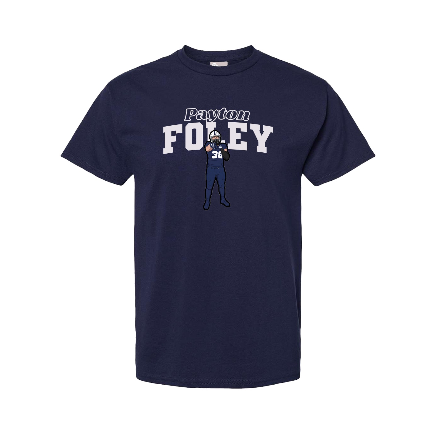 Tee — Name Arch in Navy