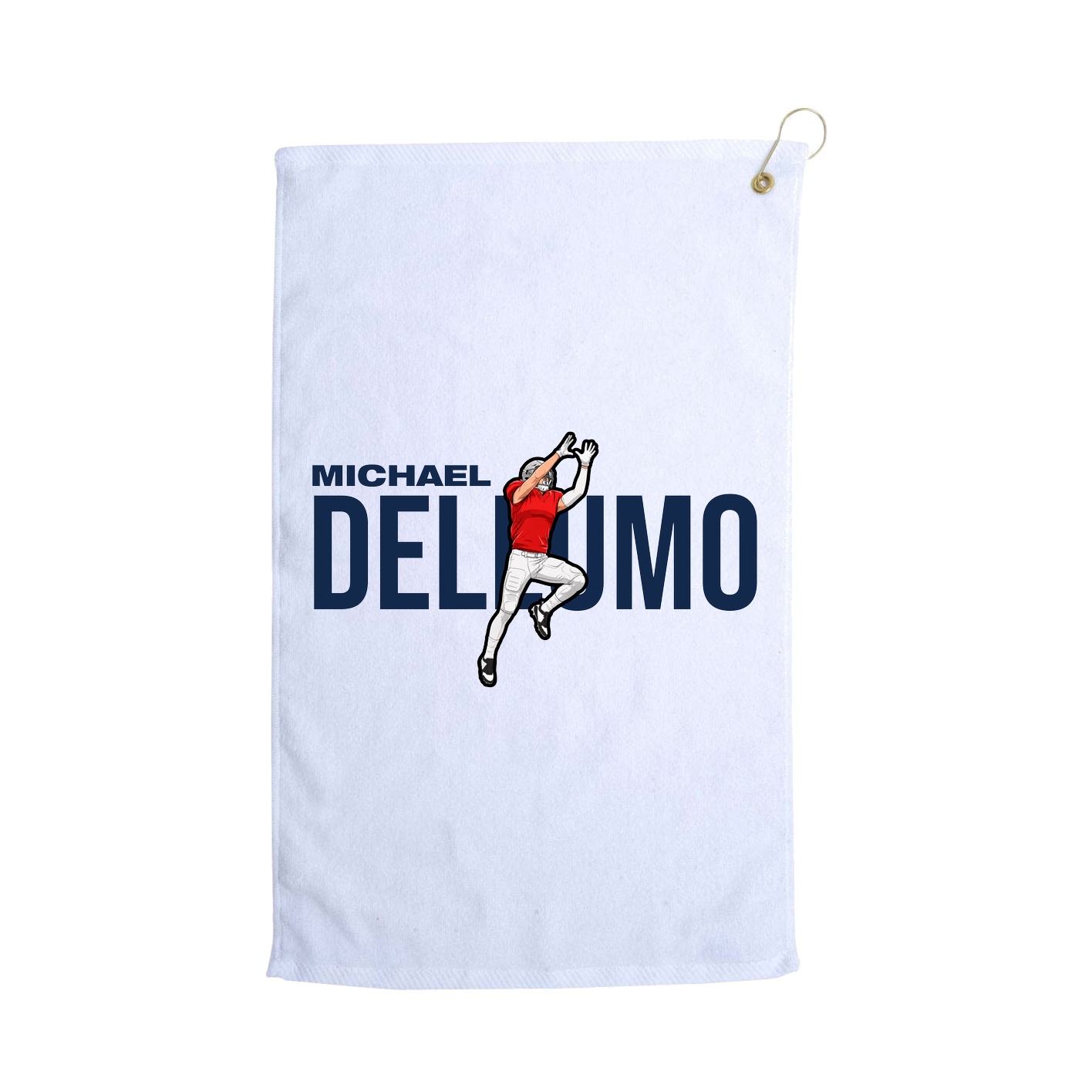 Golf Towel — Player Name in White