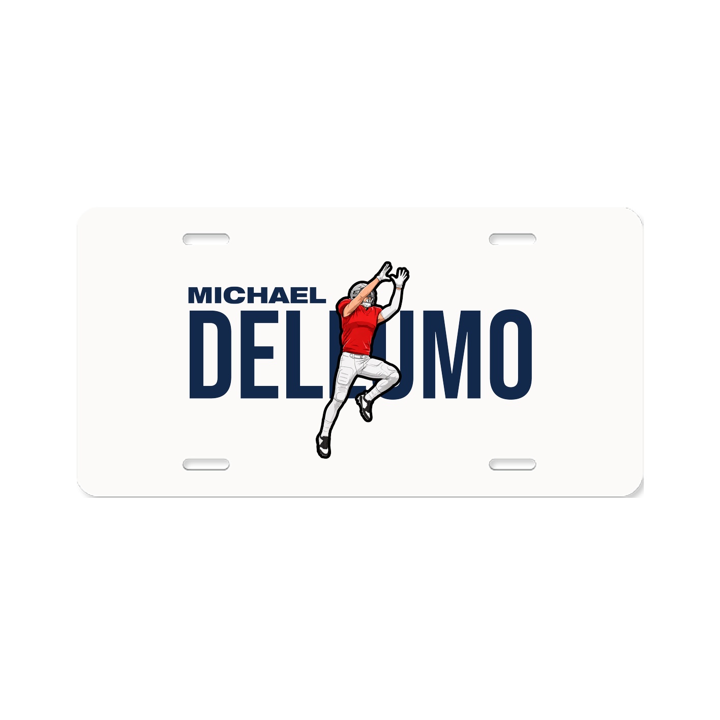 License Plate — Player Name in Classic