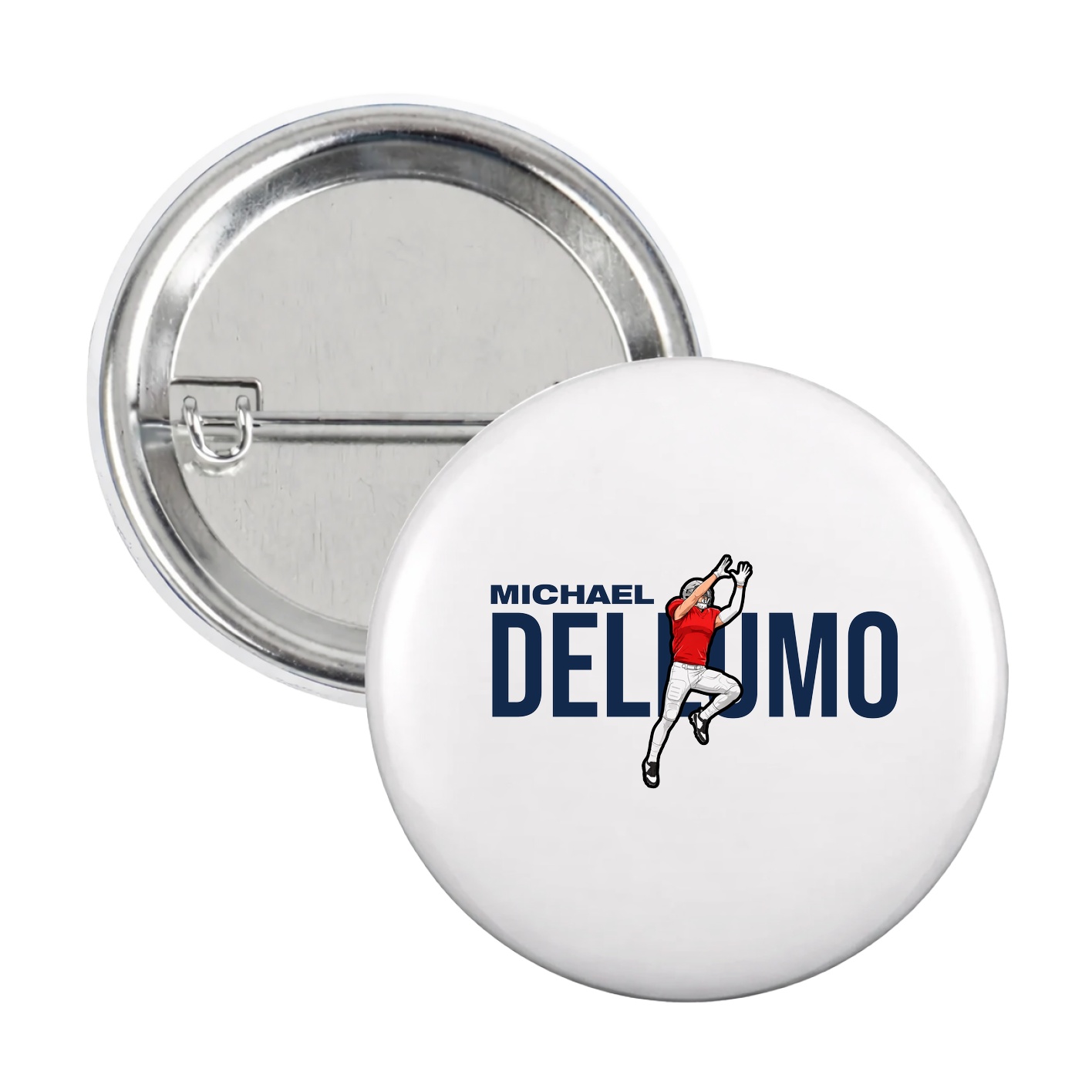 Game Day Button — Player Name in White
