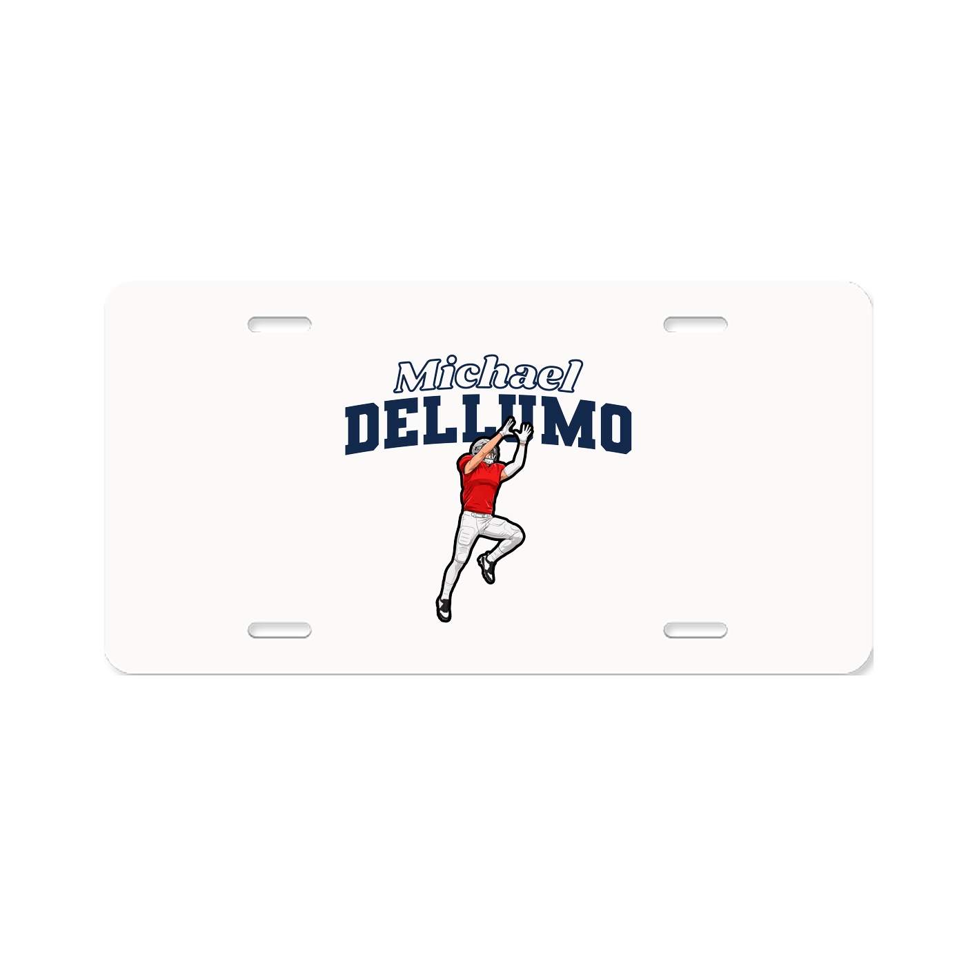 License Plate — Name Arch in Classic