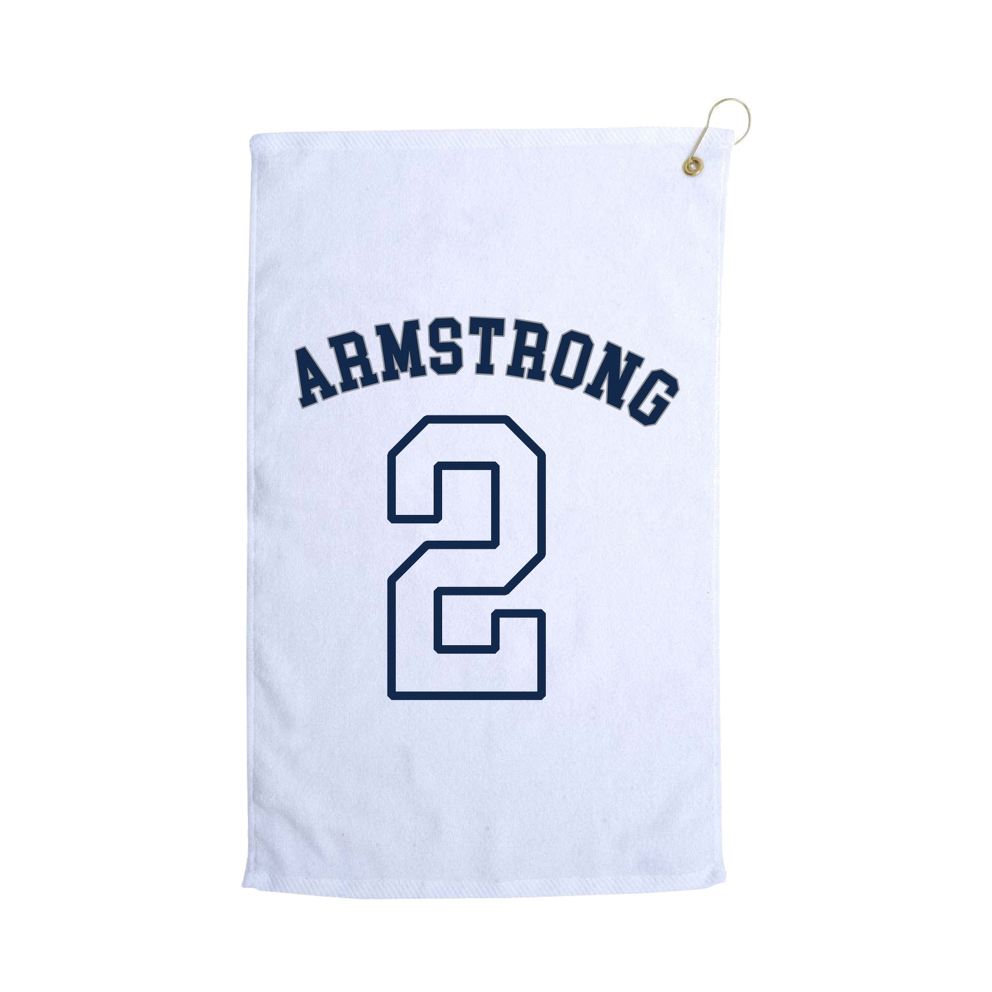 Golf Towel — Shirsey Arch in White