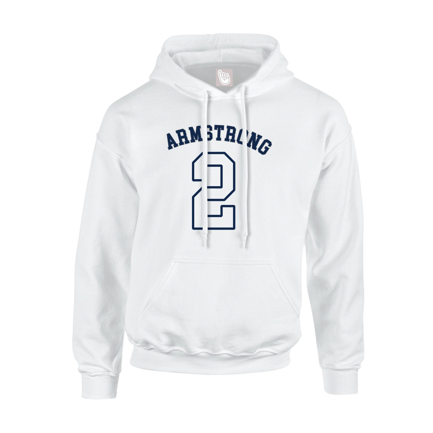 Hoodie — Shirsey Arch in White