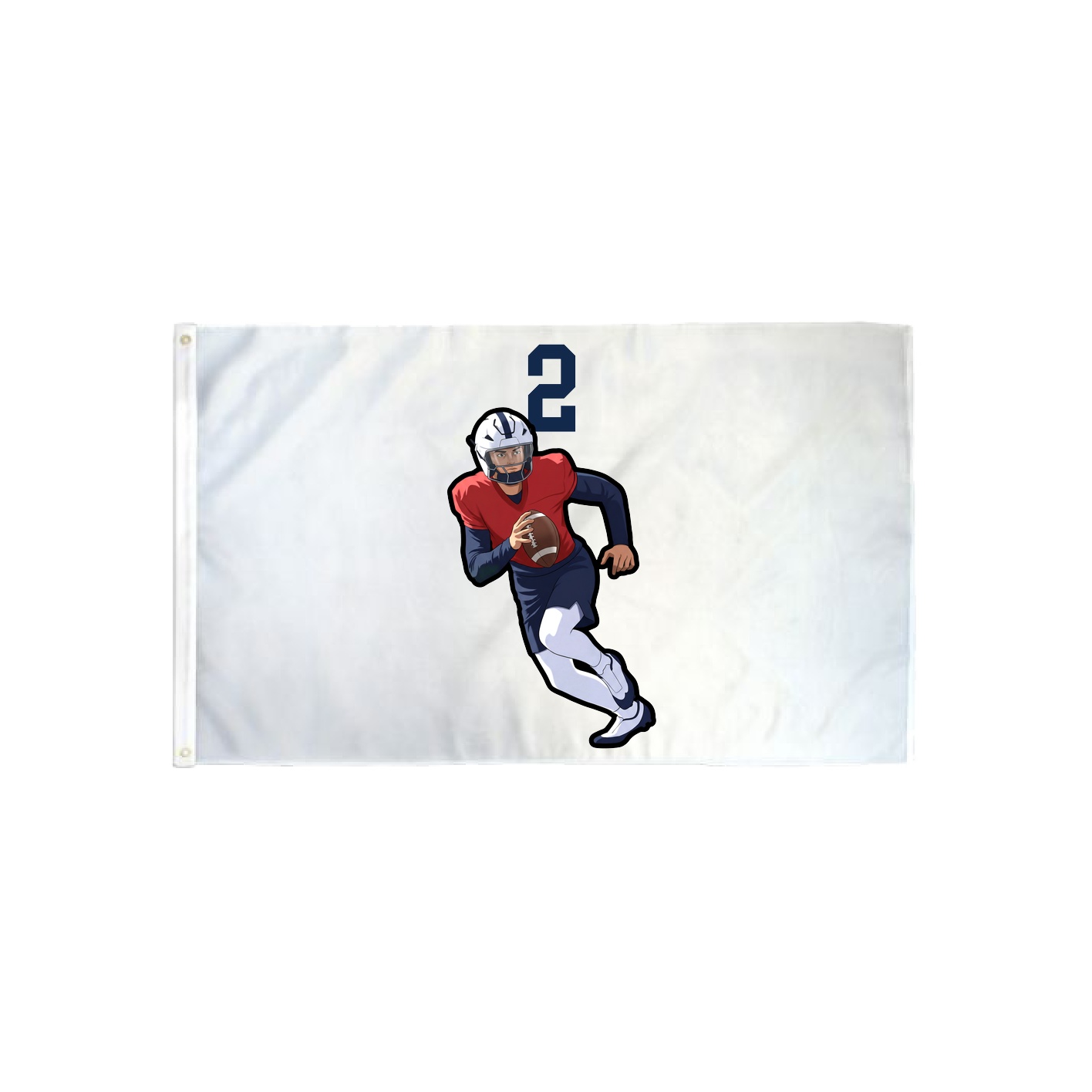 3x5 Flag — Number Top in Classic