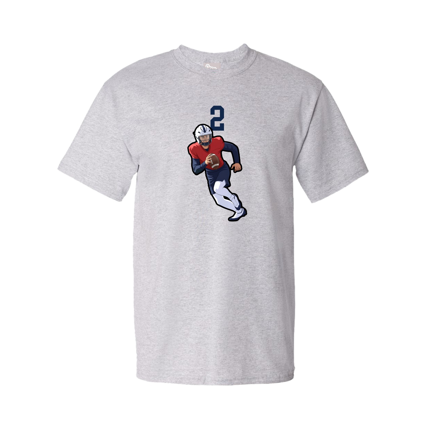 Tee — Number Top in Grey