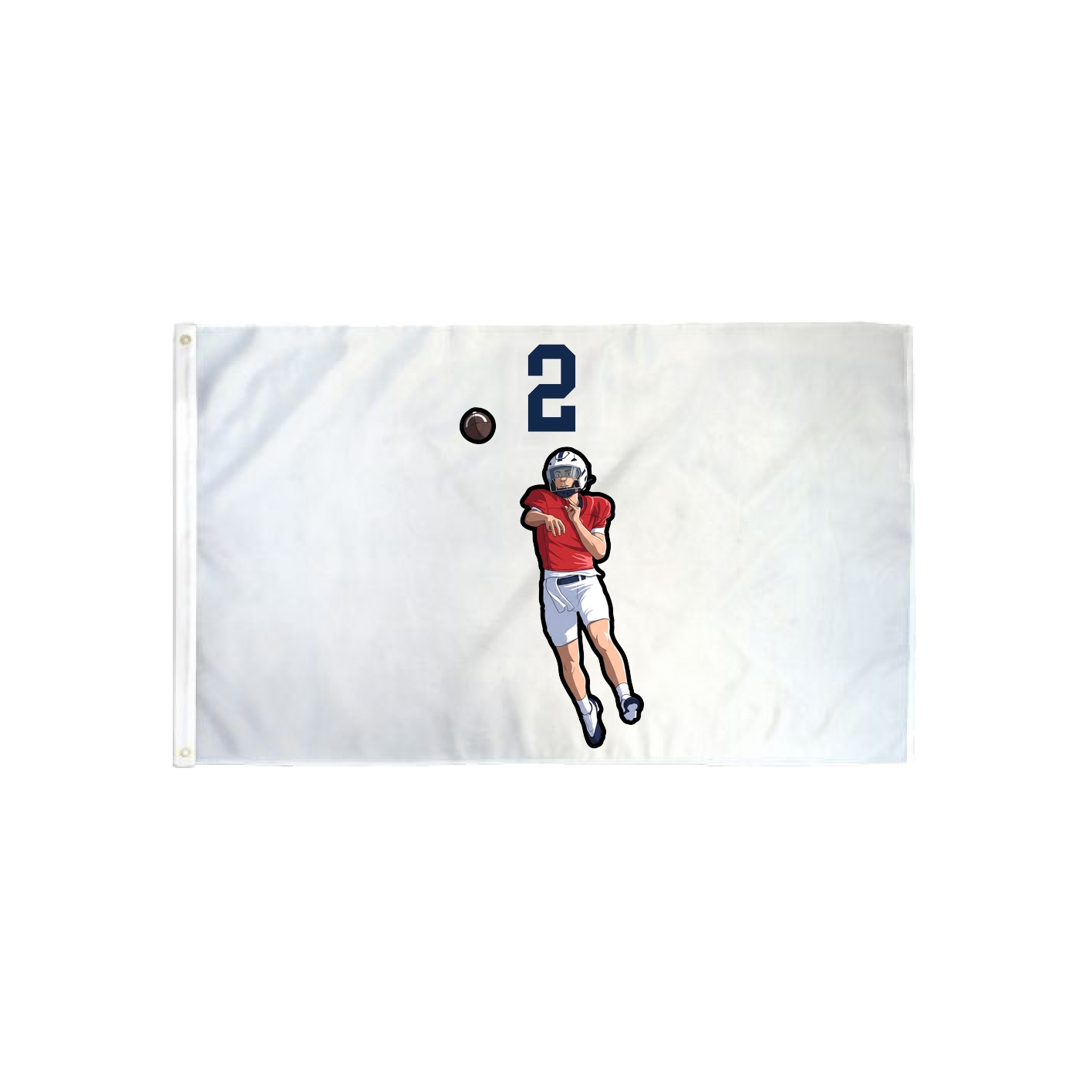 3x5 Flag — Number Top in Classic
