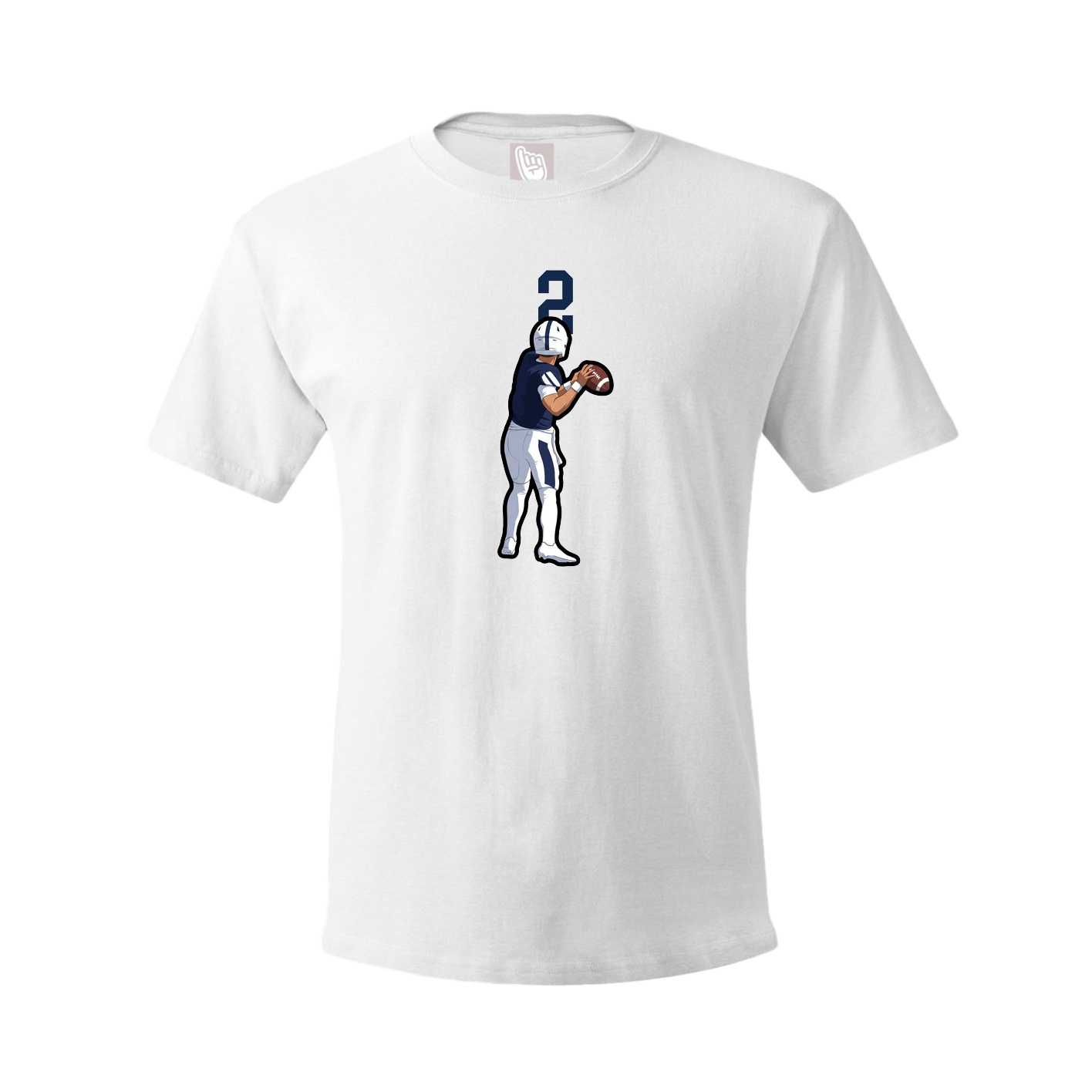 Tee — Number Top in White