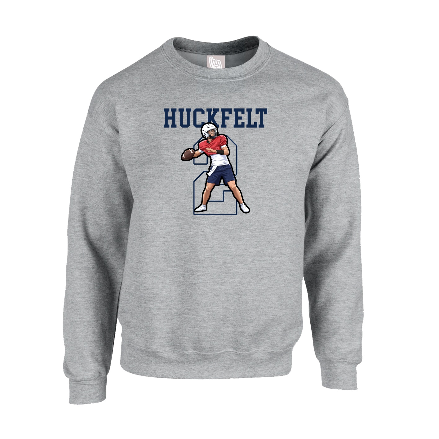 Fleece Crew — Shirsey in Grey