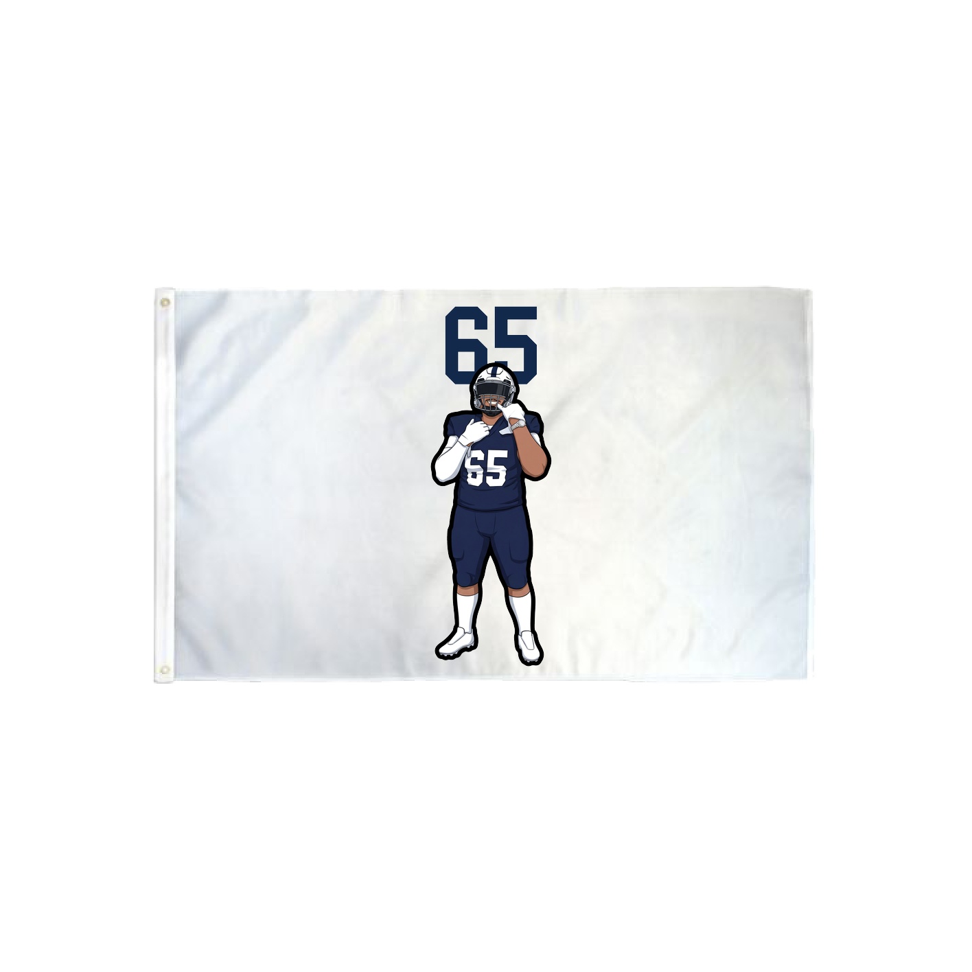 3x5 Flag — Number Top in Classic