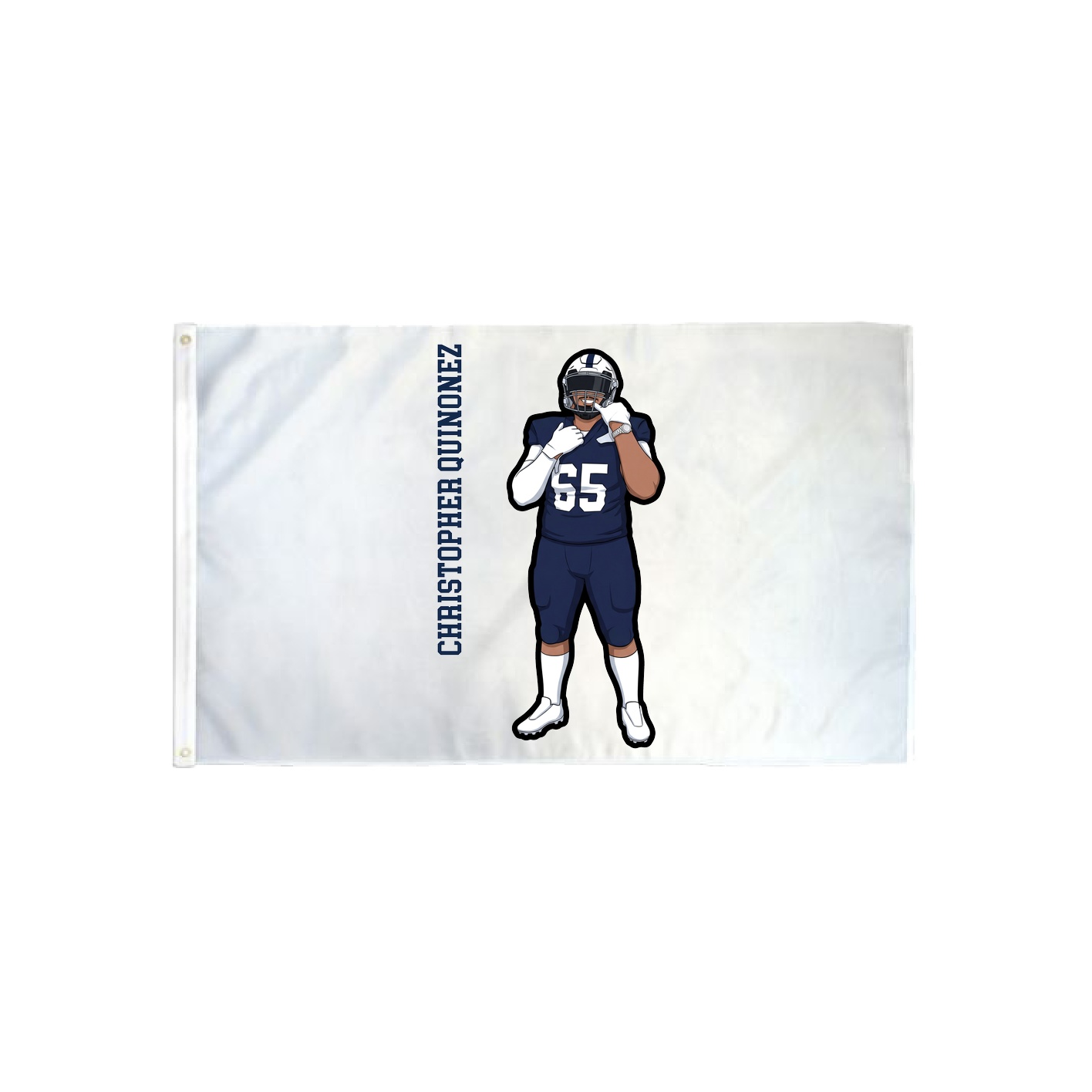 3x5 Flag — Name Vertical in Classic