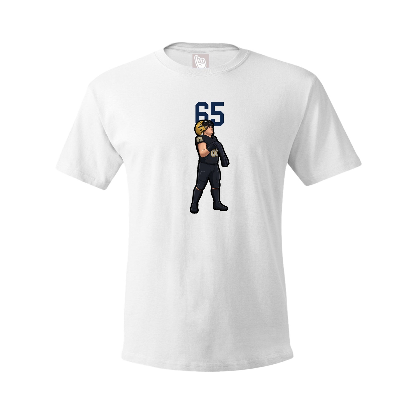 Tee — Number Top in White